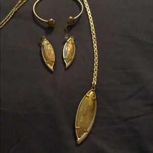 Kendra Scott Necklace, Earrings, and Bracelet
